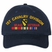 1st Cavalry Division Iraq Veteran with Ribbons Unstructured Dad Cap