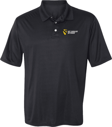 1st Cavalry Division Moisture Wicking Polo