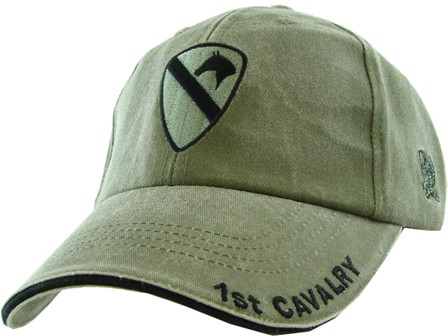 1st Cavalry Division OD Green Ball Cap