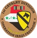 1st Cavalry Division OIF Decal