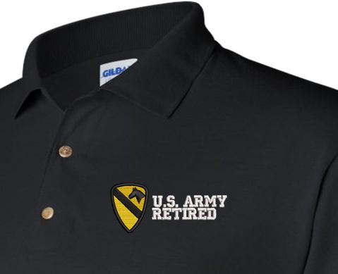 1st Cavalry Division Retired Polo