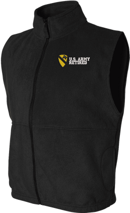 1st Cavalry Division Retired Full-Zip Fleece Vest