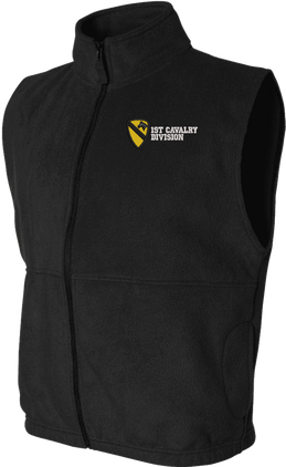 1st Cavalry Division Full-Zip Fleece Vest
