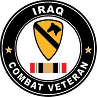 1st Cavalry Division Sticker Iraq Combat Veteran Operation Iraqi Freedom OIF Decal Sticker