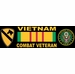 1st Cavalry Division Vietnam Combat Veteran Bumper Sticker
