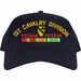 1st Cavalry Division Vietnam Veteran Embroidered Cap with Ribbons