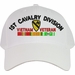1st Cavalry Division Vietnam Veteran Embroidered Cap with Ribbons