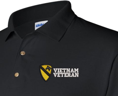 1st Cavalry Division Vietnam Veteran Polo