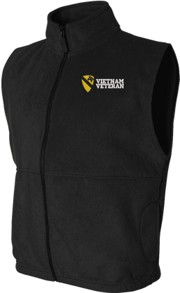 1st Cavalry Division Vietnam Veteran Full-Zip Fleece Vest