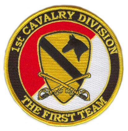 1st Cavalry Division (with Sabres) Patch