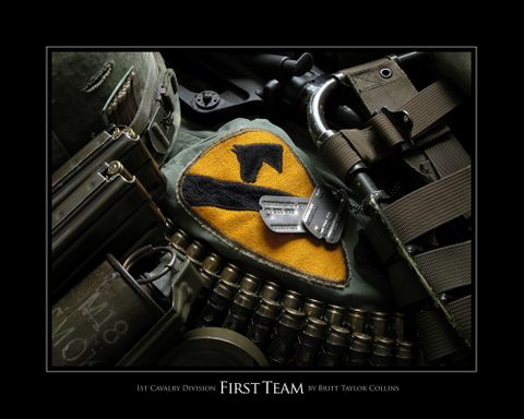 1st Cavalry - First Team - Giclee Print