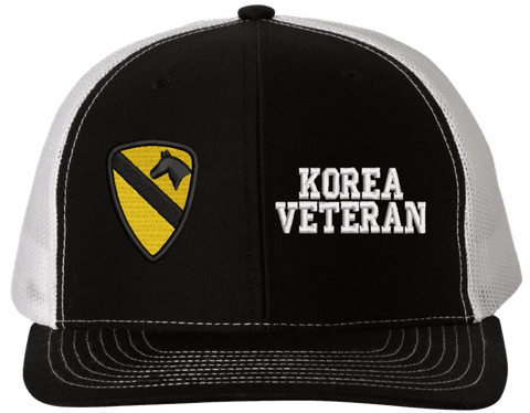1st Cavalry Korea Veteran Split Cap