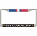 1st Cavalry Kosovo Veteran Service Ribbon License Plate Frame