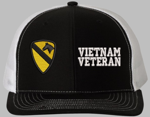 1st Cavalry Vietnam Veteran Split Cap