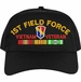 1st Field Force Vietnam Veteran Embroidered Cap with Ribbons