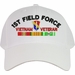 1st Field Force Vietnam Veteran Embroidered Cap with Ribbons