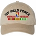 1st Field Force Vietnam Veteran with Ribbons Unstructured Dad Cap