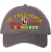 1st Field Force Vietnam Veteran with Ribbons Unstructured Dad Cap