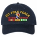 1st Field Force Vietnam Veteran with Ribbons Unstructured Dad Cap