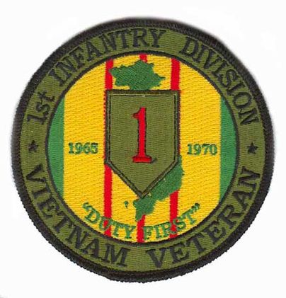 1st Infantry 4" Vietnam Veteran Patch