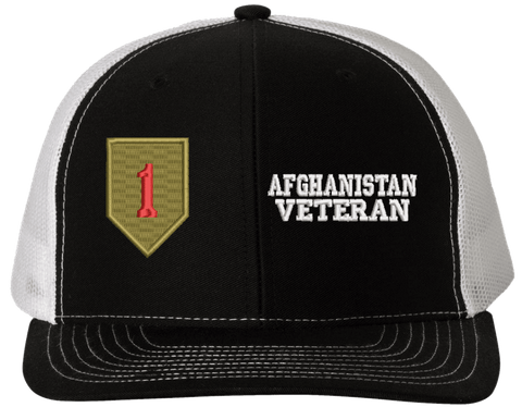 1st Infantry Afghanistan Veteran Split Cap