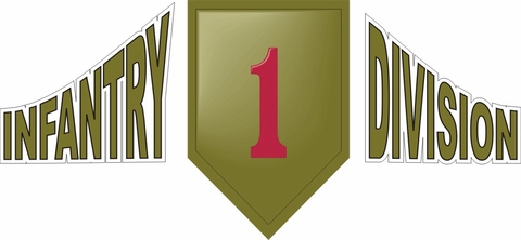 1st Infantry Contour Decal