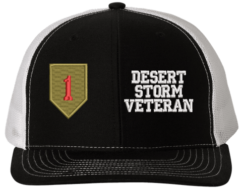 1st Infantry Desert Storm Veteran Split Cap