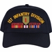 1st Infantry Division Afghanistan Veteran Embroidered Cap with Ribbons