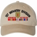 1st Infantry Division Afghanistan Veteran with Ribbons Unstructured Dad Cap
