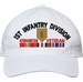 1st Infantry Division Afghanistan Veteran with Ribbons Unstructured Dad Cap