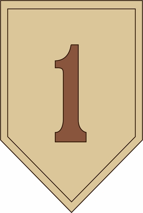 1st Infantry Division Desert Camo Decal