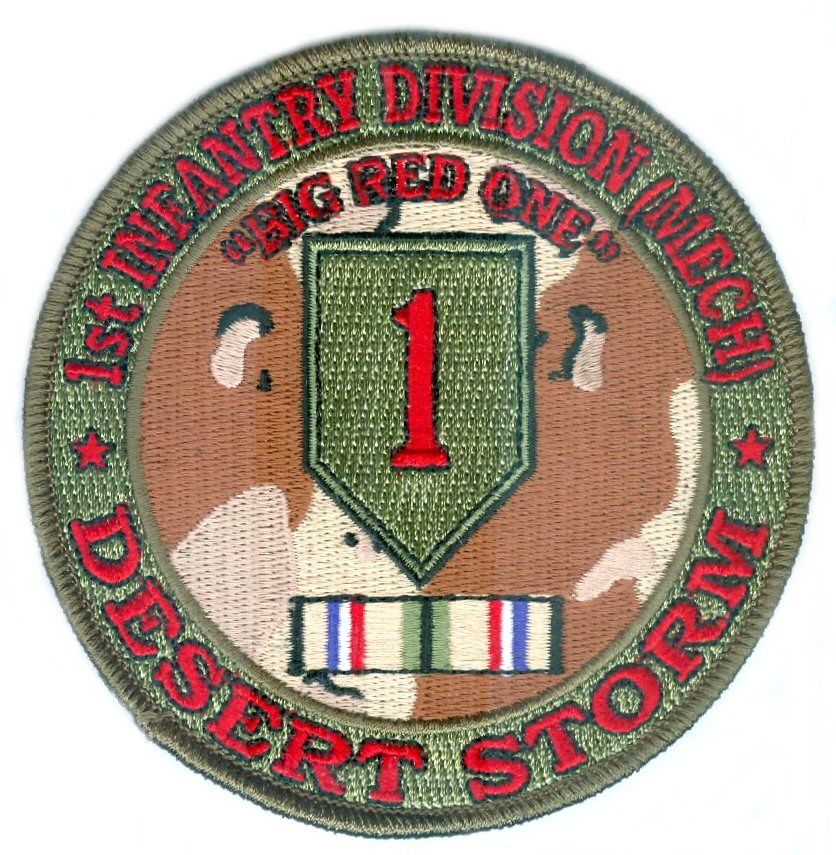 1st Infantry Division Desert Storm Patch