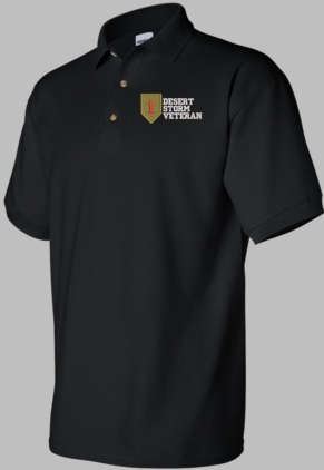 1st Infantry Division Desert Storm Veteran Polo