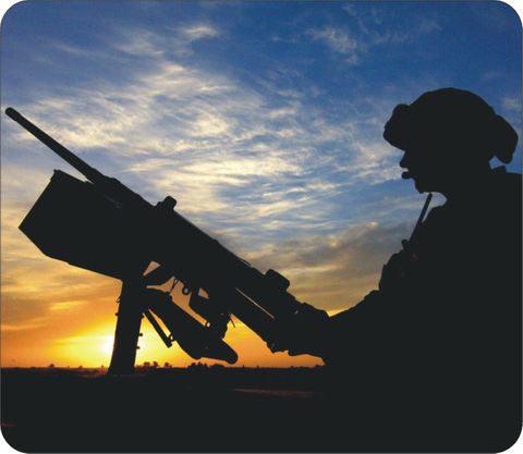 1st Infantry Division in Balad Mouse Pad