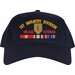 1st Infantry Division Iraq Veteran Embroidered Cap with Ribbons