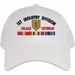1st Infantry Division Iraq Veteran Embroidered Cap with Ribbons