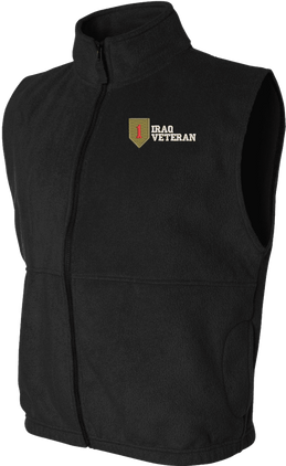 1st Infantry Division Iraq Veteran Full-Zip Fleece Vest