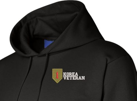 1st Infantry Division Korea Veteran Hoodie