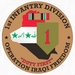 1st Infantry Division OIF Decal