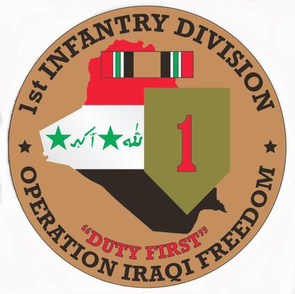 1st Infantry Division OIF Decal