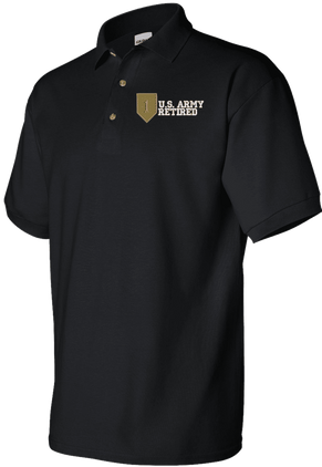 1st Infantry Division Retired Polo