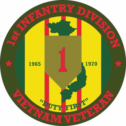 1st Infantry Division Vietnam Veteran Decal