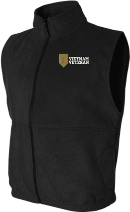 1st Infantry Division Vietnam Veteran Full-Zip Fleece Vest