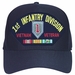 1st Infantry Division Vietnam Veteran with Patch and Ribbons Ball Cap