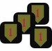 1st Infantry Divsion  Coasters - Set of 4