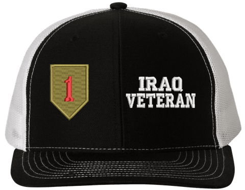 1st Infantry Iraq Veteran Split Cap