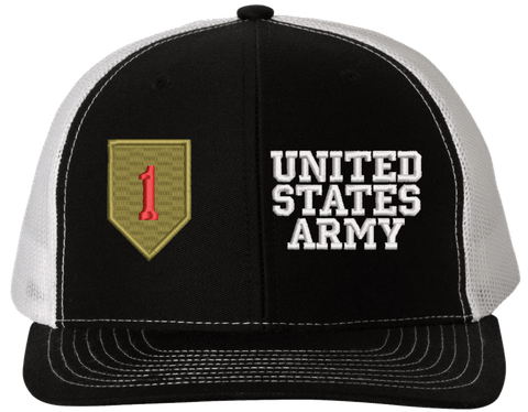 1st Infantry United States Army Split Cap