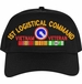 1st Logistical Command Vietnam Veteran Embroidered Cap with Ribbons