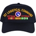1st Logistical Command Vietnam Veteran Embroidered Cap with Ribbons