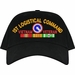 1st Logistical Command Vietnam Veteran Embroidered Cap with Ribbons
